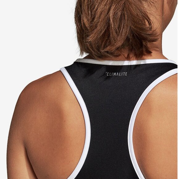Women's Adidas Club Tank Black & White DUO952 Large L - Picture 5 of 12